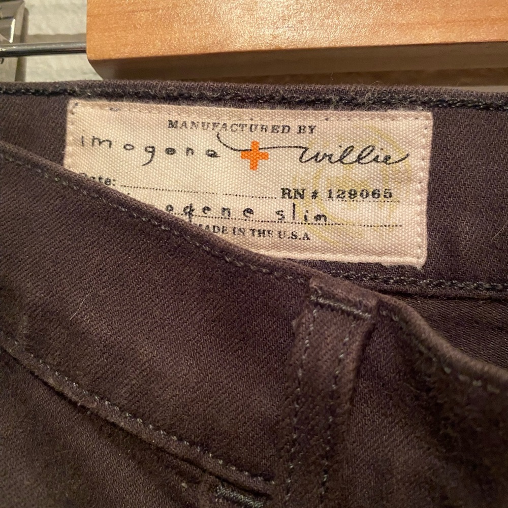 imogene + willie women’s imogene slim jeans brown size 30 regular